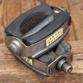 Pedale für Tourenrad, schwarz, original 50er/60er Jahre, gebr. 
