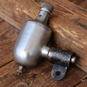 Dynamo SURE Super, Schweiz orig. 1940er/50er Jahre, Linksläufer, 6V, Stahl verchromt, gebr. 