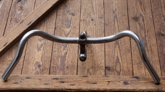 Fahrradlenker, original 30er-50er Jahre, verchromt, DIAMANT Kuhhorn-Form, gebr. 