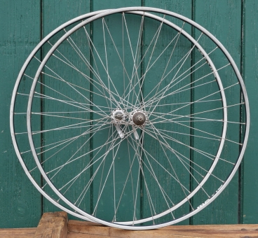 Laufradsatz für Schlauchbereifung 27 Zoll (630), 1980er J., MAVIC Felgen SHIMANO Naben, gebr. 